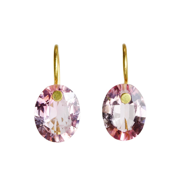 マリーエレーヌ-ドゥ-タイヤック-ブリリアント-ピアス-ピンク-トルマリン-ゴールド