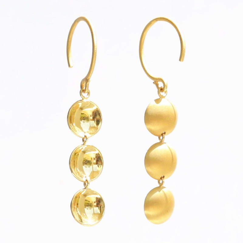 マリー-エレーヌ-ドゥ-タイヤック-ゴールド-イヤリング-ミラー-ミラー-3連