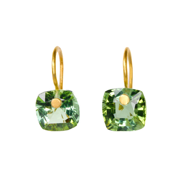 グリーントルマリン スモール "サマー" ピアス GREEN TOURMALINE
