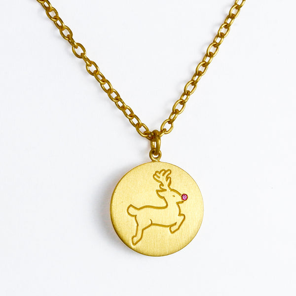 ルビー "レインディア" メダリオン RUBY