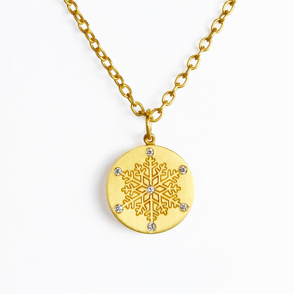 ダイヤモンド  "スノーフレーク" メダリオン DIAMOND