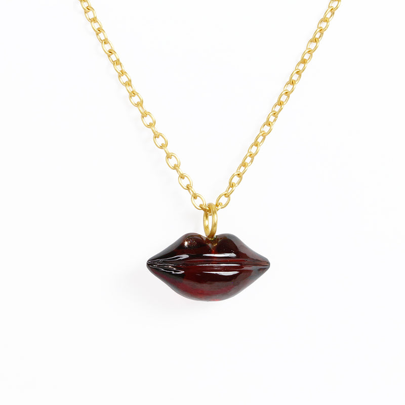 ガーネット "キス" ペンダント GARNET