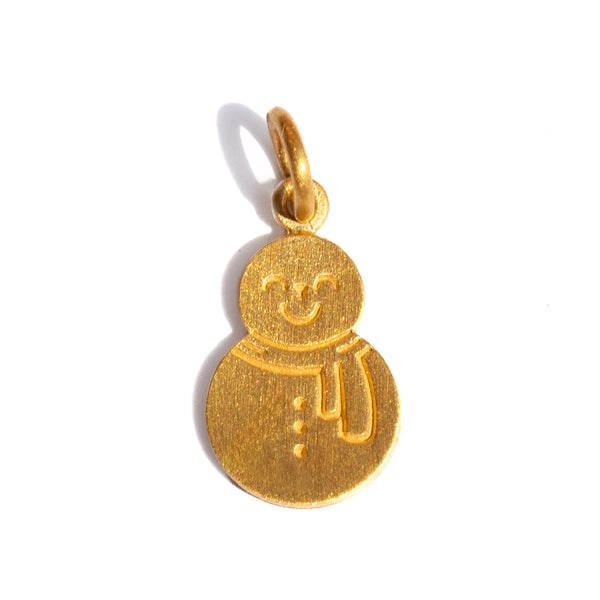 マリーエレーヌ-ドゥ-タイヤック-フロスティ-ザ-スノーマン-チャーム-ゴールド