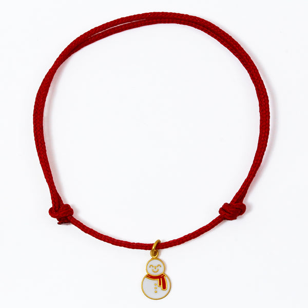 エナメル "フロスティ・ザ・スノーマン" チャーム ENAMEL GOLD