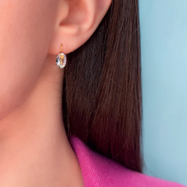 アクアマリン "プレシャス・ハート・ジェム" ピアス AQUAMARINE