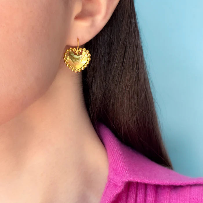 マリーエレーヌ-ドゥ-タイヤック-ゴールド-デイジー-ハート-ミラー-ピアス