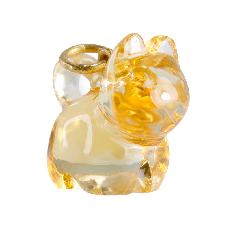 マリーエレーヌ-ドゥ-タイヤック-フェリックス-ザ-キャット-ペンダント-シトリン-ゴールド