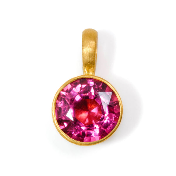 ピンクトルマリン "ビンディ" ペンダント PINK TOURMALINE