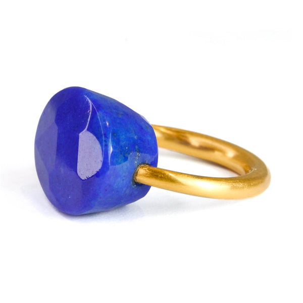 マリーエレーヌ-ドゥ-タイヤック-ゴールド-カボション-リング-ラピスラズリ