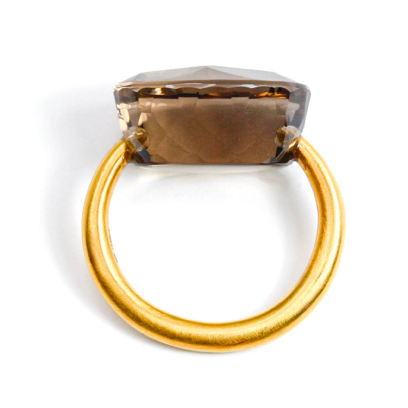 スモーキークォーツ "カボション" リング SMOKEY QUARTZ