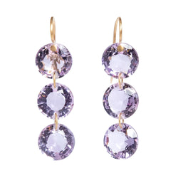 アメシスト "リヴィエール" ピアス AMETHYST