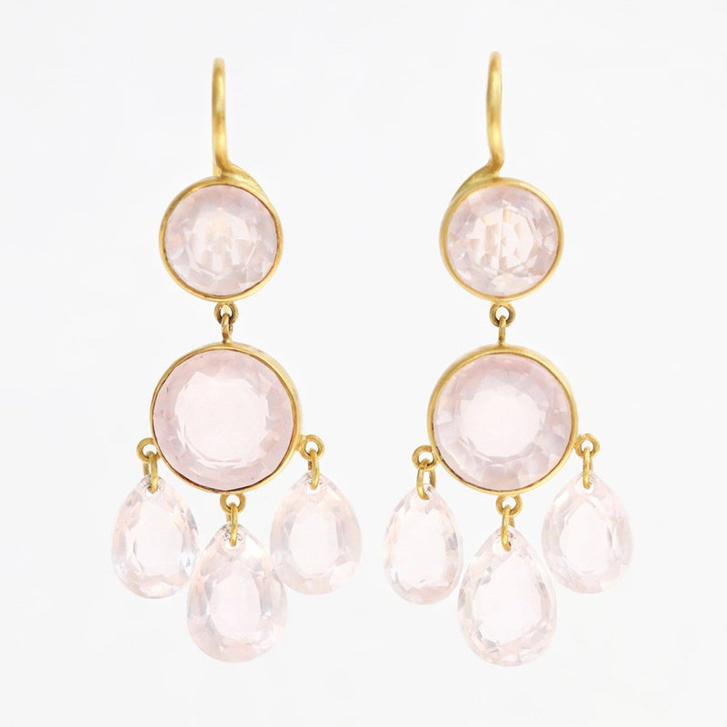 マリー-エレーヌ-ドゥ-タイヤック-ピアス-ガブリエル-デストレ-ローズ-クォーツ-ゴールド